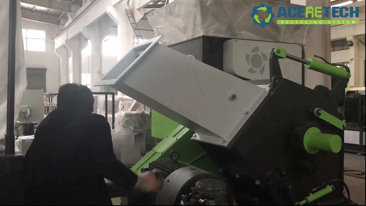Máquina trituradora de plástico GP para tubos longos de plástico