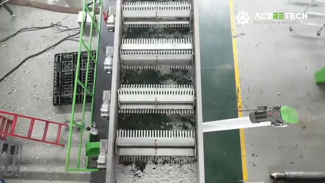 Máquina de classificação de reciclagem de lavagem de saco tecido AWS-PP